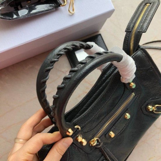 Replica Balenciaga 295S Classic Mini City Gold Verde scuro Replica Balenciaga 295S Classic Mini City Gold Verde scuro