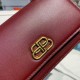 Replica Borsa a tracolla Satchel Sharp XS Balenciaga Bordeaux