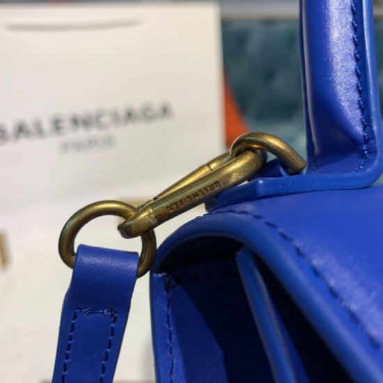 Replica Borsa a tracolla Balenciaga Sharp XS Satchel blu Replica Borsa a tracolla Balenciaga Sharp XS Satchel blu