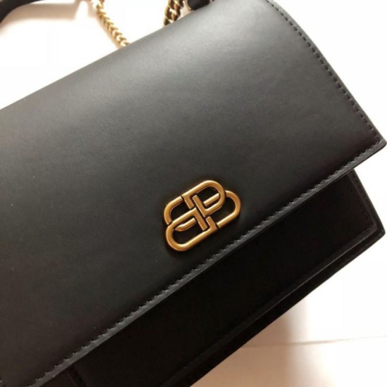 Replica Borsa a catena Sharp Balenciaga Nera