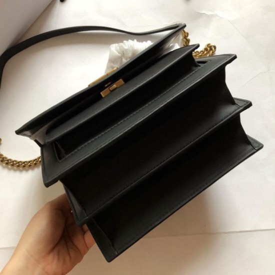 Replica Borsa a catena Sharp Balenciaga Nera