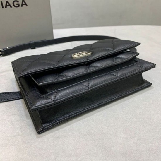Replica Marsupio Balenciaga Sharp XS nero