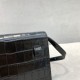Replica Balenciaga Sharp XS Marsupio vitello lucida goffrata coccodrillo