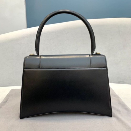 Replica Borsa a tracolla media Clessidra Balenciaga nera