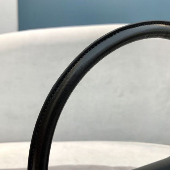 Replica Borsa a tracolla media Clessidra Balenciaga nera