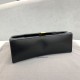 Replica Borsa a tracolla media Clessidra Balenciaga nera