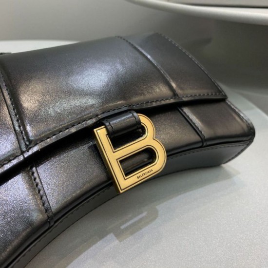 Replica Balenciaga Hourglass Beltbag Nero