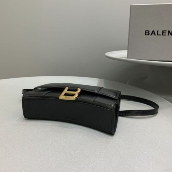 Replica Balenciaga Hourglass Beltbag Nero