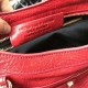 Replica Balenciaga Classic Metallic Edge City Pelle di agnello crepe sacca rossa