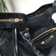 Replica Balenciaga Classic Metallic Edge City Borsa agnello con fessure nere