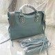 Replica Borsa Balenciaga Classic Metallic Edge City agnello azzurra