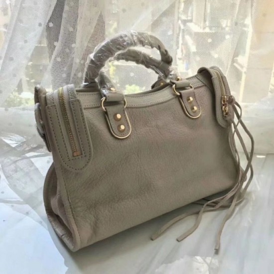 Replica Borsa agnello City Edge classica metallizzata Balenciaga