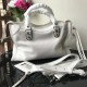Replica Borsa Balenciaga Classic Metallic Edge City agnello bianca