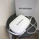 Replica Borsa piccola per fotocamera Balenciaga Everyday liscia vitello beige