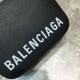 Replica Borsa per fotocamera piccola Balenciaga Everyday Pelle di vitello pieno fiore nera