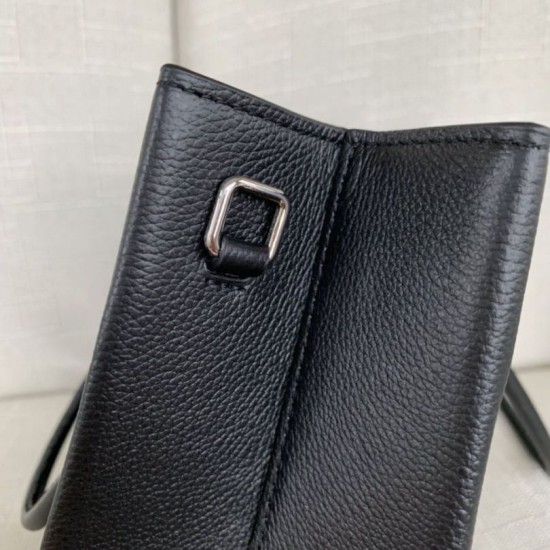 Replica Borsa Balenciaga tutti giorni vitello liscia nera