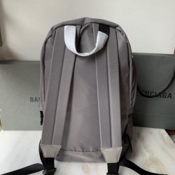 Replica Zaino Ruota Balenciaga Nylon Grigio