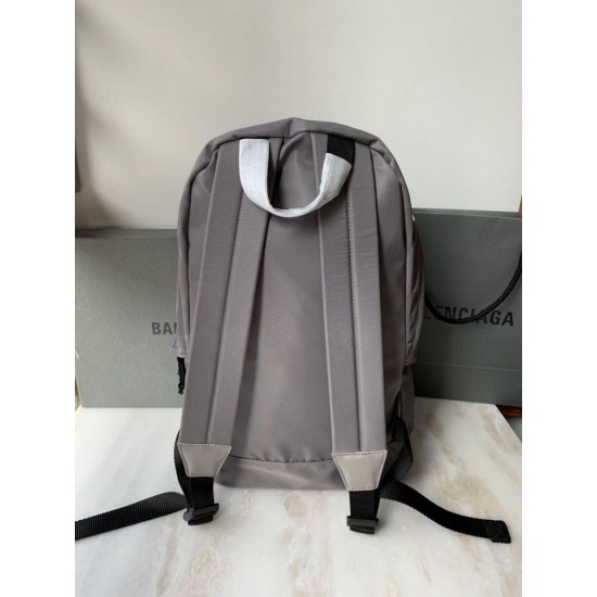 Replica Zaino Ruota Balenciaga Nylon Grigio