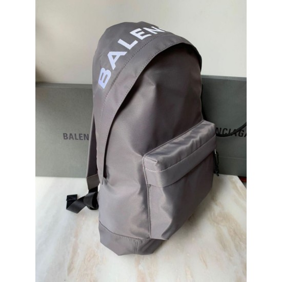 Replica Zaino Ruota Balenciaga Nylon Grigio