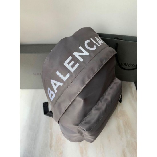 Replica Zaino Ruota Balenciaga Nylon Grigio