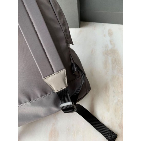 Replica Zaino Ruota Balenciaga Nylon Grigio
