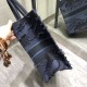 Replica Christian Dior Oversize Book Shopping Borse Blu scuro