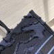 Replica Christian Dior Oversize Book Shopping Borse Blu scuro