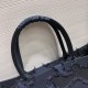 Replica Christian Dior Oversize Book Shopping Borse Blu scuro