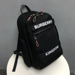 Replica Zaino Buris Nevis grande dettaglio logo Burberry