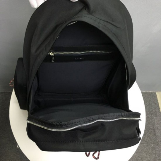 Replica Zaino Buris Nevis grande dettaglio logo Burberry