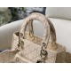 Replica Borsa a spalla ricamata Christian Dior Medium Lady D-Lite albicocca Replica Borsa a spalla ricamata Christian Dior Medium Lady D-Lite albicocca