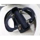 Replica Borsa Cannage ricamata Christian Dior Medium Lady D-Lite nera