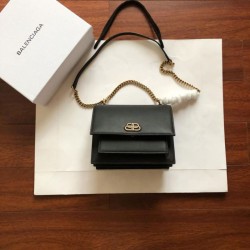 Replica Borsa a catena Sharp Balenciaga Nera