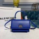 Replica Borsa a tracolla Balenciaga Sharp XS Satchel blu Replica Borsa a tracolla Balenciaga Sharp XS Satchel blu