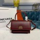 Replica Borsa a tracolla Satchel Sharp XS Balenciaga Bordeaux