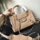 Replica Borsa Balenciaga Classic Metallic Edge City agnello Albicocca