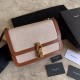 Replica Borsa in pelle liscia YSL Saint Laurent Carre