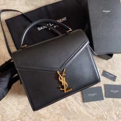 Replica Borsa media Cassandra YSL Saint Laurent nera