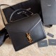 Replica Borsa media Cassandra YSL Saint Laurent nera