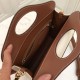 Replica Borsa logo Burberry tasca in tela con marrone