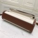 Replica Borsa logo Burberry tasca in tela con marrone