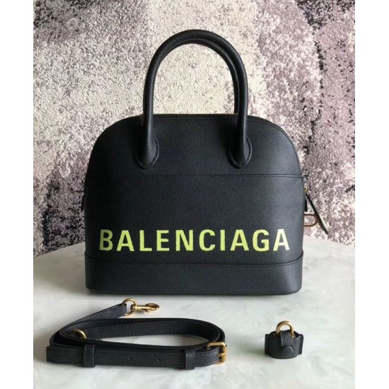 Replica Borsa a tracolla Balenciaga Ville Giallo