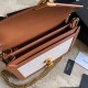 Replica YSL Saint Laurent Cassandra Monogram Clasp Bag Marrone