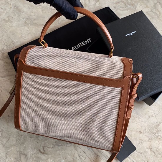 Replica Borsa con manico medio Yand Saint Laurent Cassandra