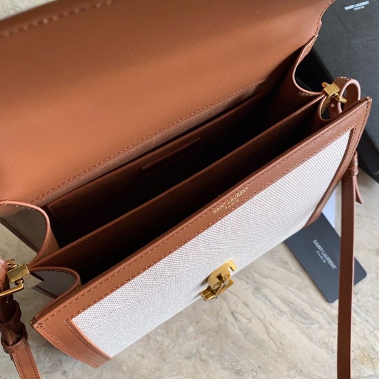 Replica Borsa con manico medio Yand Saint Laurent Cassandra