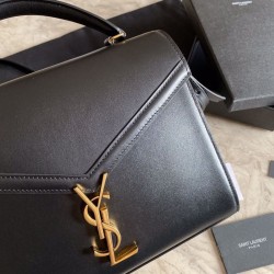 Replica Borsa media Cassandra YSL Saint Laurent nera