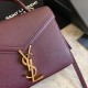 Replica Claret borsa media Yand Saint Laurent Cassandra