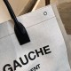 Replica Borsa tote YSL Saint Laurent Rive Gauche Beige