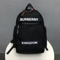 Replica Zaino Buris Nevis grande dettaglio logo Burberry