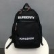 Replica Zaino Buris Nevis grande dettaglio logo Burberry